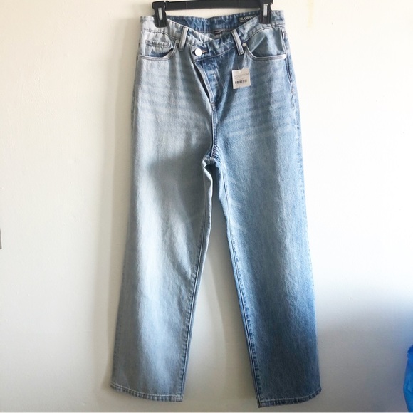 Blank NYC Overlap Baxter Ribcage Straight Jeans Two Tone - Picture 6 of 13